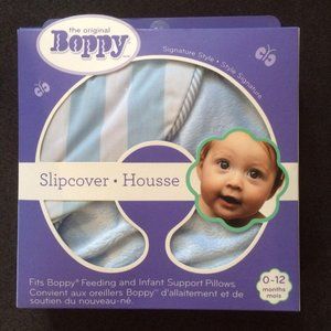 Boppy Signature Slipcover - Blue Team Stripe